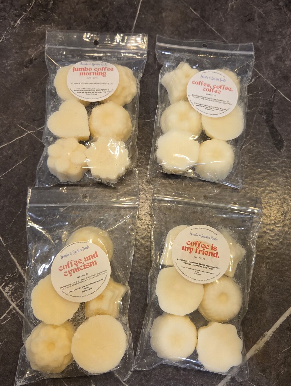 Lavender & Speckles Vendor Wax Melts Lot Perfect For Coffee Lovers❤️